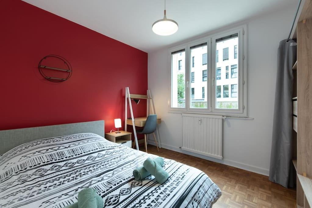 Appartement Renove Pour 6 Avec Parking Villeurbanne Exterior foto