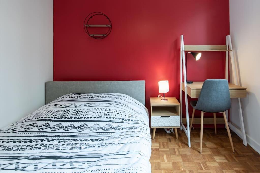 Appartement Renove Pour 6 Avec Parking Villeurbanne Exterior foto